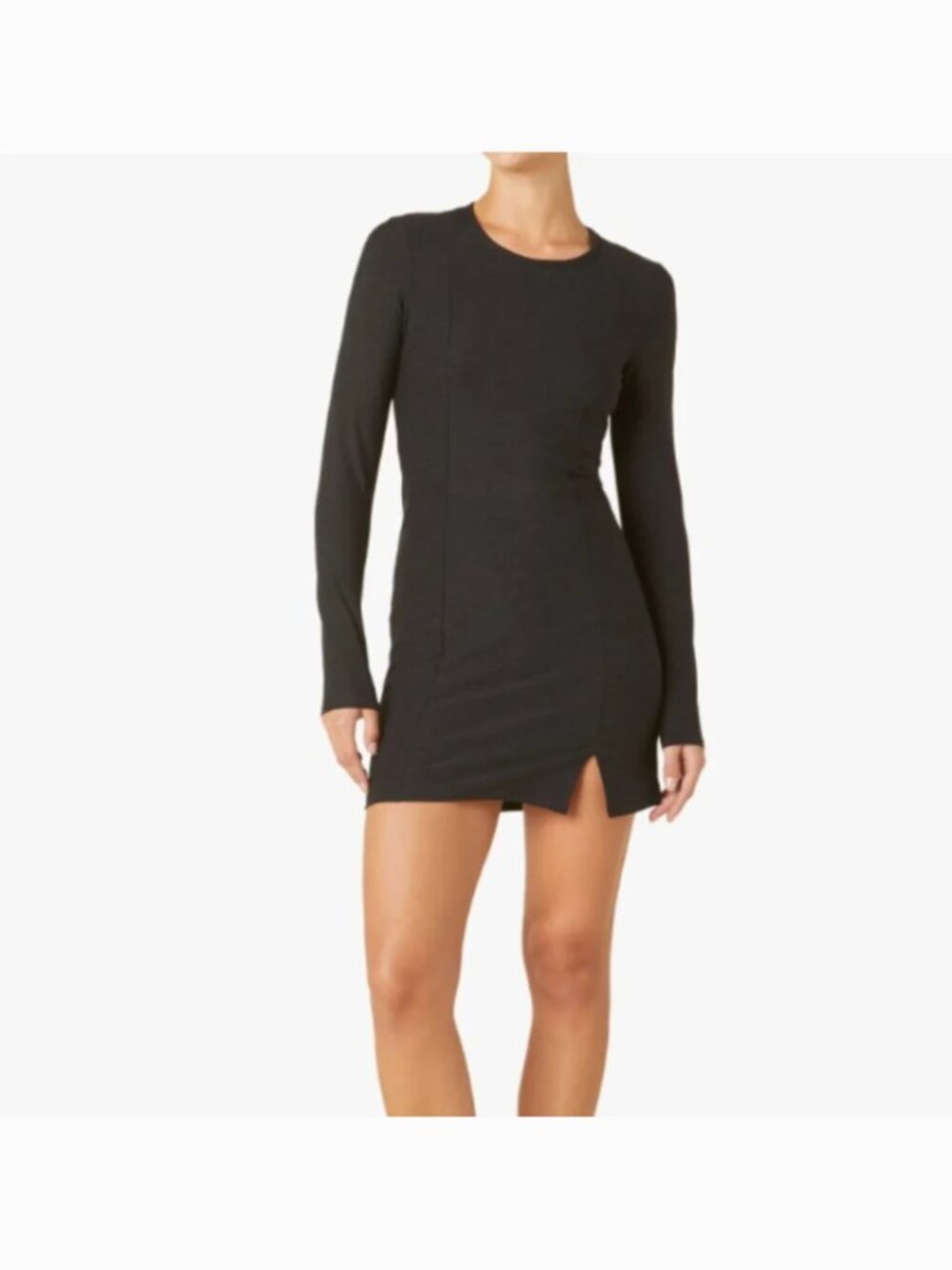 Beyond Yoga "After Dark Space Dye" Long Sleeve Mini Dress